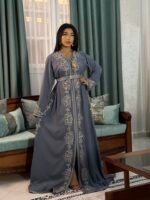 Caftan Gris Élégant